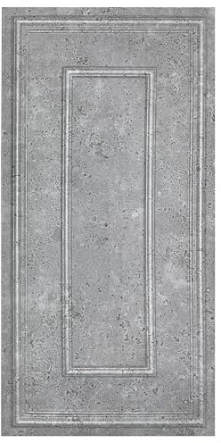 Lot de 24 panneaux muraux 3D décoratifs en polystyrène XPS - 100 x 50 cm / 12 m² - Cadre classique - XL - 3 mm d'épaisseur (béton 43 R.XL)
