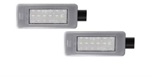 XEBRAD License Plate Light Lamps, for Citroen, for C5 For RD For C4 For Picasso License Plate Lights 2PCS Number Plate Lamp license plate lamp