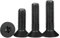 Qrity 50 Piezas Tornillos de Cabeza Avellanada, M2 x 3mm Torx Tornillos, Tornillos de Máquina, Tornillos Cabeza Plana Tornillo de Acero Al Carbono