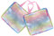 CHICAMPERA 2pcs Unicorn Handheld Bag for Doll Accessories Tote Storage Pouch for Doll Clothes and Toys for Travel and Playtime