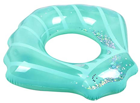 BESPORTBLE Aufblasbarer Schwimmring mit Muschel Design Verdickter Schwimmring für Strand und Pool Langlebig und Tragbar für Sommerpartys und Wasserspaß