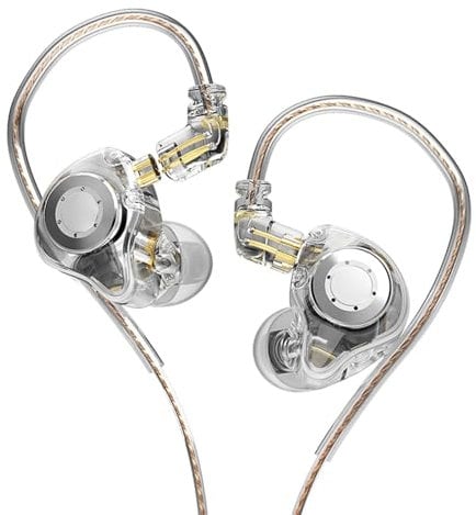 Ejoyous in Ear Monitors Headphones, Wired in-Ear Earbuds EDX PRO HIFI Deep Bass Sound Headphones Stage Earphone Dual Magnetic Dynamic Driver, for Singer Musician DJ Stage (No Mic)