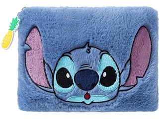 Pyramid International Lilo & Stitch (Stitch) Flat Plush Pencil Case – Soft Zipper Pouch for Kids & Fans, Stationery Organizer, Official Disney Merchandise