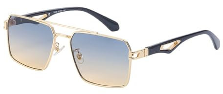 Luxusquadratische Sonnenbrille für Männer Mode Brille UV400 Sonnenbrille Frauen Trendtöne Vintage