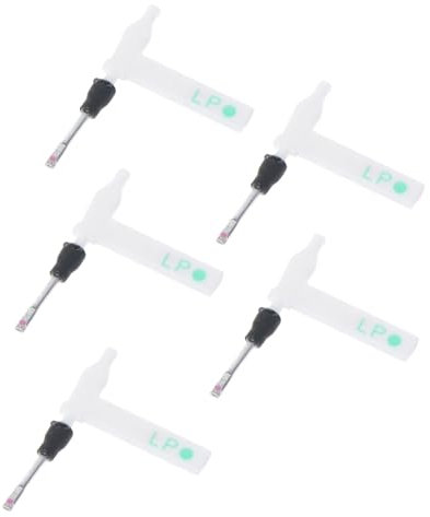 Plattenspieler-Nadel, Ersatznadel für Plattenspieler, Ersatzteile, 5 Stück