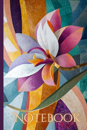 Art Deco Orchid Notebook: 100 page Notebook