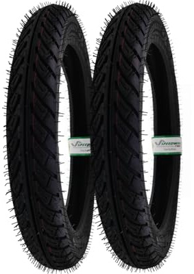 2x Reifen Speedways Cobra F1 2.75-17 49P TL Set kompatibel mit Honda NSR 50 | Tubeless-Sommerreifen, Sportprofil; kompatibel mit Kymco K-Pipe, Simson Sperber; 2EXTREME 2er-Set, 49P, 185 kg, bis 150 km/h