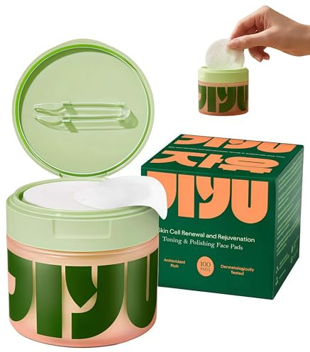 iyu Toner Pad Korean Toner 100 Stück pro Dose mit Sanfter Essenz für Intensive Pflege (1 Stück)