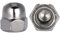 OPIOL QUALITY® Hutmuttern Sechskant hohe Form M8 aus Edelstahl A2 V2A (4 Stück) nach DIN 1587 Sechskant-Hutmuttern Muttern Sechskantmuttern Kappenmuttern Ziermuttern Hutmutter Edelstahlmuttern