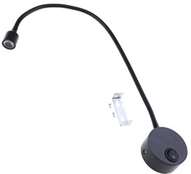 Almencla 12v 1w LED Spot Lecture Liseuse Commutateur Camping Car Bateau Lumière Camping Car