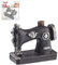 CREATIV DISCOUNT Miniatur- Nähmaschine, 3cm, schwarz