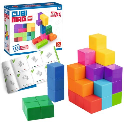 Ludilo - Cubimag Pro | Rompecabezas Adultos Y Rompecabezas Niños Magnético | Juegos De Mesa Adulto | Juego De Mesa 6 Años O Más | Regalo Niño 6 Años O Más
