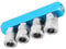 CType Air Compressor Splitter, Quick Connect Air Hose Splitter, Aluminum Alloy Manifold Fitting Pneumatic Fast Coupler