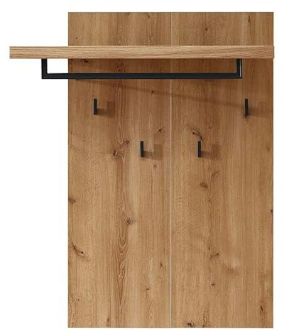 Froschkönig24 Persiko Garderobenpaneel Paneel Wandgarderobe Wildeiche