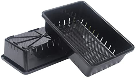 DOITOOL 2er-Pack Pflanzenanzuchtkoffer Garten-anzuchtkoffer Keimplatten Mit 12 Stück Und Abdeckung Für Microgreens Und Salatblätter