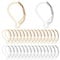 SUNNYCLUE 1 Box 60 Stück Edelstahl Silber 24 Karat Vergoldetes Französisches Ohrringhaken Brisur Ohrringzubehör Brisuren 6.5x10 mm Ohrhaken Mit Hebel Für Die Schmuckherstellung DIY Ohrringe Häkeln
