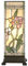 HAES DECO - Tiffany Tischlampe 18x18x45 cm Beige Rosa Glas Rechteck Blumen Tiffany Schreibtischlampe Tiffany Lampen Buntglas