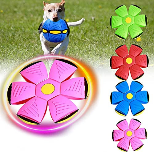 YeahBoom UFO Magische Fliegende Untertasse Kugel,Ball Frisbee,Frisbee Ball Hundespielzeug,Outdoor Spielzeug Hund,Fliegende Untertasse Ball Hund,Bälle für Hunde,Hund Frisbees