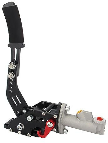 Dickly Freno de Mano hidráulico Universal para automóvil, Engranaje de Freno de Mano, Antideslizante, reemplaza la Palanca de Freno de Emergencia del Freno, Negro