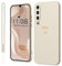 Mitetabo Handyhülle für Huawei P30 Hülle P30 Gold Liebesherz,Mädchen Case Weich Silikon Slim Stoßfest Kratzfeste Süßes Gold Love Schutzhülle für Huawei P30 Weiß