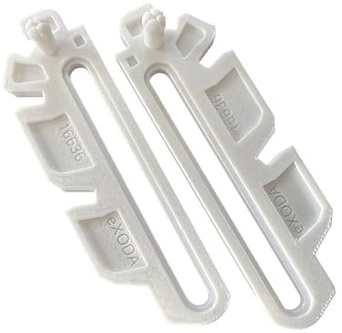 eXODA 2x kit di ricambio per forbice a battente per finestre seminterrate, ad esempio MEA 41 A 290 + 41 A 291.