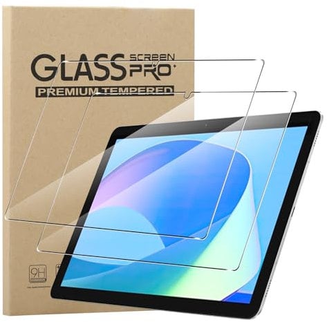 KZIOACSH Screen Protector for DOOGEE U10 Tablet/U9/U10 Pro 10 Inch,2 Pack HD Tempered Glass Screen Protector Cover High Hardness Anti-Scratch Anti-Fingerprint Touch Sensitive Protective Screen Film