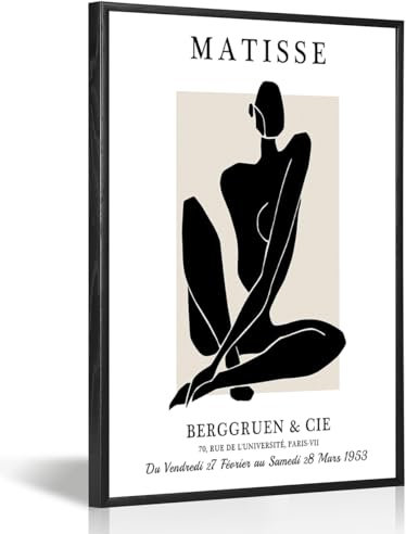 Foduuo Gerahmte Wandkunst, trendige und moderne Schlafzimmer-Dekoration, 40,6 x 30,5 cm, abstrakte Leinwand-Dekoration, Wandkunst für Wohnzimmer, Schlafzimmer, Badezimmer