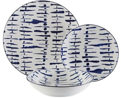 Versa Set de Vajilla Porcelana 18 Piezas S3411554 - EAN: 8420327538253