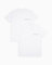 EMPORIO ARMANI Herren 2-Pack Crew Neck T-Shirt, weiß/weiß, L
