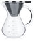 Juego de Cafetera para Verter de 400 Ml - Cafetera de Goteo Manual con Filtro de Escala y Filtro de Goteo Reutilizable de Acero Inoxidable para Oficina y Hogar