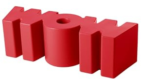 SLIDE Design Sitzbank Wow Farbe Flame Red