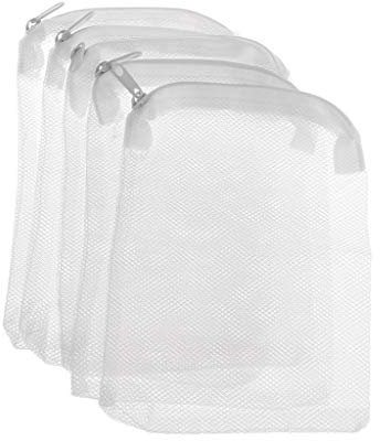Navna Aquarium-Filterbeutel, wiederverwendbar, Netzbeutel, biochemischer Wasserfilter, biologische Filtration für Fische für Bodenfilter, 5 Stück