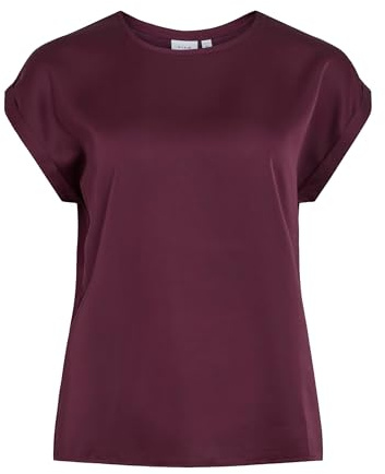 Vila Female Oberteil mit kurzen Ärmeln VIELLETTE | Short Sleeved Top