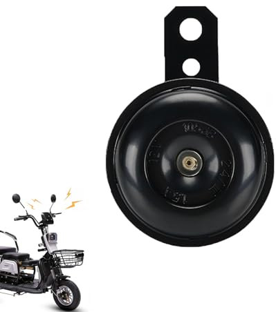 Universal Laut Horn Hupe 12V,Signalhorn Hupe 12V,Signalhorn für Motorrad Fahrzeug,hupe 12v laut,Motorrad Auto Horn,Motorrad Hupe 12v für Roller,Motorrad,Dreirad,Pocket Bikes,Frequenzbereich:um 400 Hz