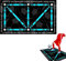 Fussball Matte,Fußball Trainingsmatte,Fußball Schritt Trainingsmatte,Fussball Matte Ballkontrolle,Fussballmatte Training,Training Ballkontrolle,Trainingsmatte rutschfest,Geschenk für Kinder