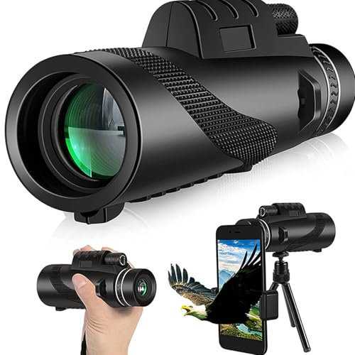 Monokulares Teleskop, 80x100 High Definition Monoculars Teleskop mit klarem Sicht bei schlechten Licht