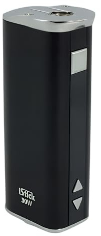 ELEAF iStick 30W Vape Mod [Black] - E-cigarette Starter Vape Mod, Long Lasting 2200mAh Battery, 30W, 510 Connection, Button Activation, Multiple Modes, Passthrough Charging - Nicotine Free