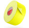 POPPSTAR Ruban adhésif néon UV 25m x 50mm, ruban adhésif fluorescent, néon jaune, 1 rouleau
