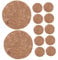 BESTonZON 16 Stück Brutmatte Pflanzgefäßeinlage aus Kokosfaser Kokosnusseinlagen für Pflanzgefäße Taubenversorgung Nistunterlagen für Vögel Kokosfaser für Pflanzen Brown