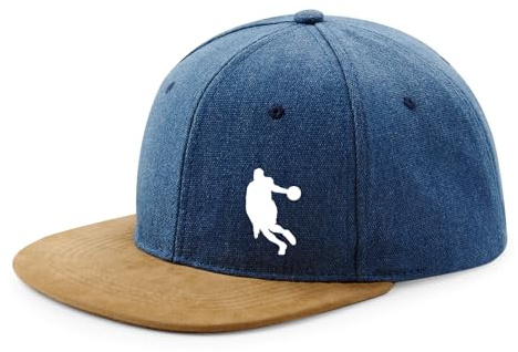 Huuraa Cappy Mütze Basketball Silhouette Geschenk | Baseballkappe Basecap Kappe Geschenkidee Unisex Baseball Cap