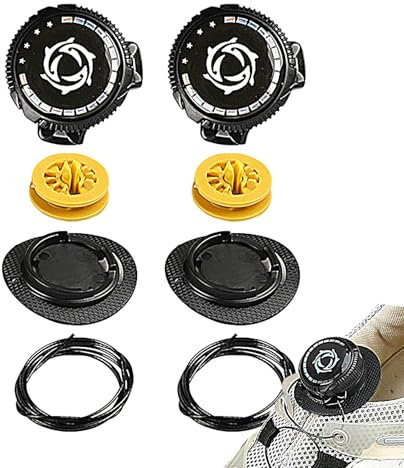 Jukeoiu Shoelace Clips | Shoelace Locks | Easy Heavy Duty Quick Release Elastic for Boots Running Sneaker, Fits All for Sports and Training