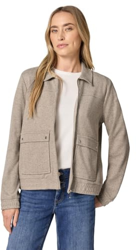 Street One Herringbone Blouson light terra mocha mel. 46