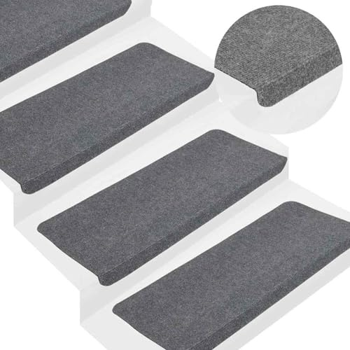 Mengtu Stufenmatten Selbstklebend 30 STK. Grau 65x24,5x3,5 cm Treppenmatten Model3365913
