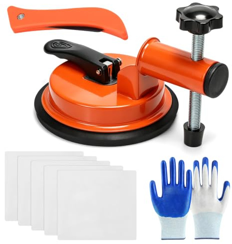 Herramienta de Reparación de Suelos Laminados, Baldosas Herramienta de Juntas Función de Asa de Succión con Almohadillas Adhesivas para Adecuado Azulejos, Suelos de Madera y Suelos de Vinilo