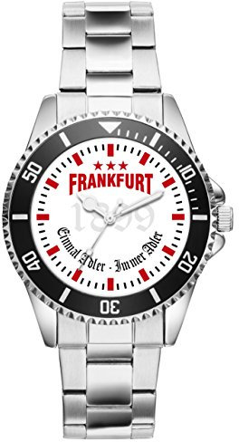KIESENBERG Herrenuhr Armbanduhr Frankfurt Geschenk Artikel Idee Fan Analog Quartz Uhr 6043