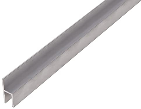 Alberts 469955 Stuhlprofil | BA-Profil | Aluminium, natur | lichte Breite 8 mm | 1000 x 26 x 11 mm