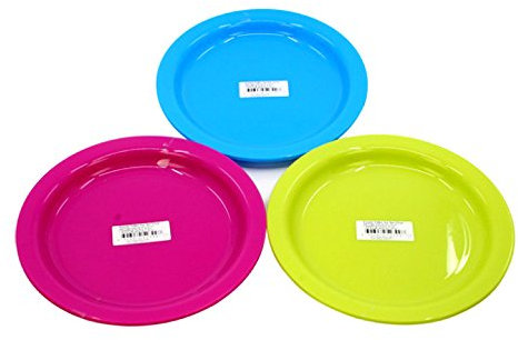 Juego de 6 Lumapast de platos de plástico (Diámetro 22 Cm, plato, plato, platos