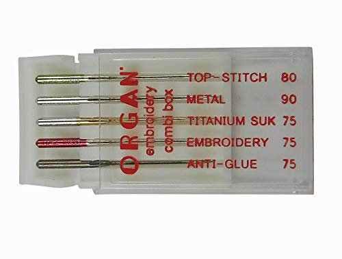 Organ Sticknadel Combi Box für die Stickmaschine oder Nähmaschine