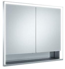 Keuco Royal Lumos Spiegelschrank 14313, 2 Drehtüren, Wandeinbau, 900mm