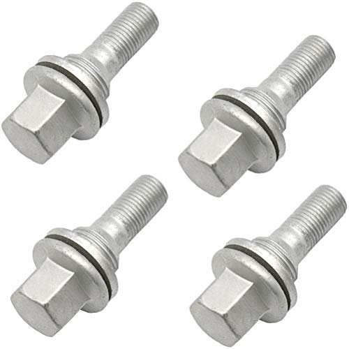 4x Bulloni Ruota Dadi Viti Borchie Trim Per 206307407508 Citroen Berlingo C3 C4 C5 argento